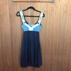 Navy blue sailor dress